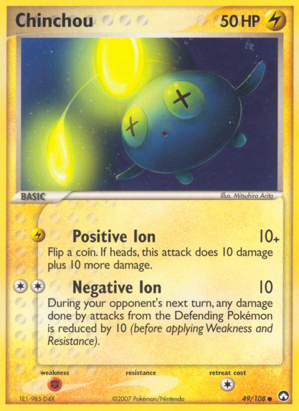 Chinchou (49/108) [EX: Power Keepers] | The Time Vault CA