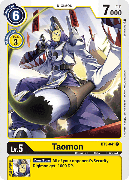 Taomon [BT5-041] [Battle of Omni] | The Time Vault CA