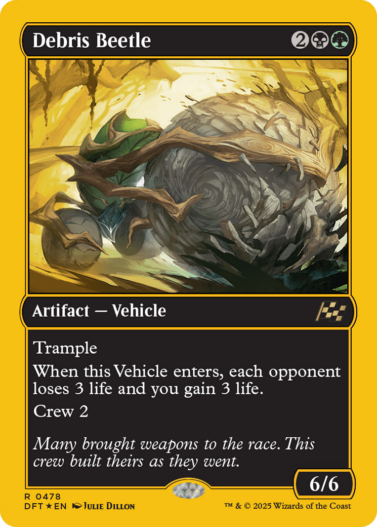 Debris Beetle (First-Place Foil) [Aetherdrift] | The Time Vault CA