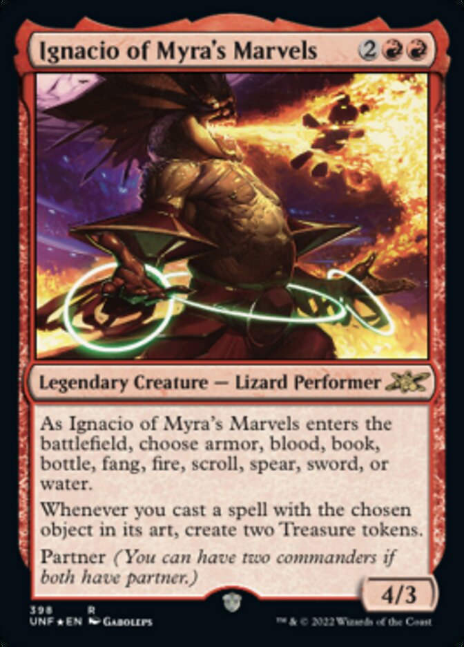 Ignacio of Myra's Marvels (Galaxy Foil) [Unfinity] | The Time Vault CA