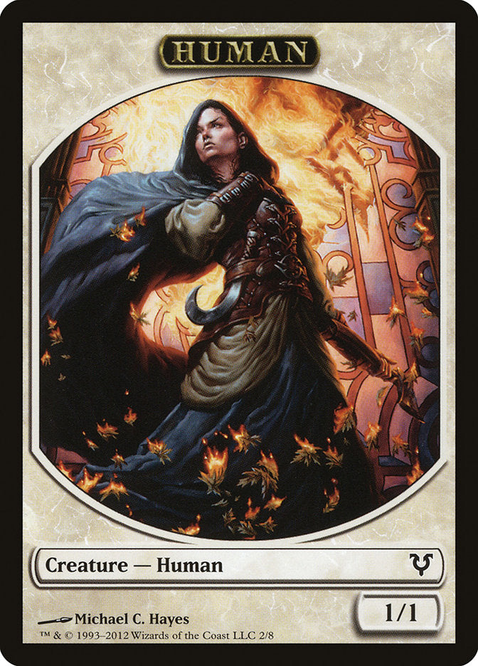 Human Token (2/8) [Avacyn Restored Tokens] | The Time Vault CA