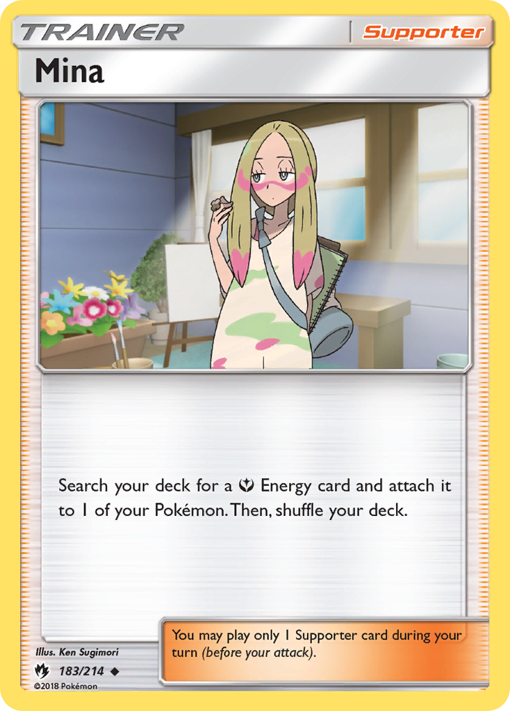 Mina (183/214) [Sun & Moon: Lost Thunder] | The Time Vault CA