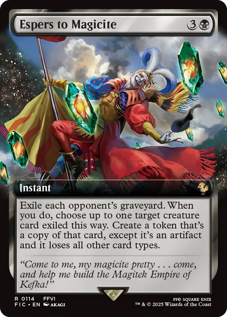 Espers to Magicite (Extended Art) [FINAL FANTASY Commander] | The Time Vault CA