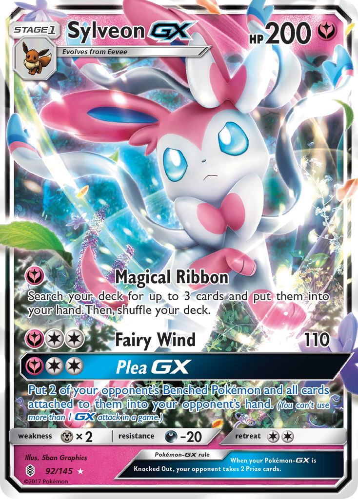 Sylveon GX (92/145) [Sun & Moon: Guardians Rising] | The Time Vault CA