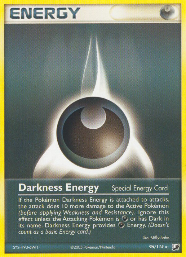 Darkness Energy (96/115) [EX: Unseen Forces] | The Time Vault CA