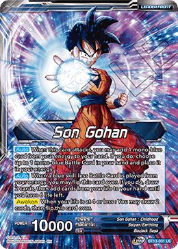 Son Gohan // SS2 Son Gohan, Pushed to the Brink (Uncommon) (BT13-031) [Supreme Rivalry] | The Time Vault CA