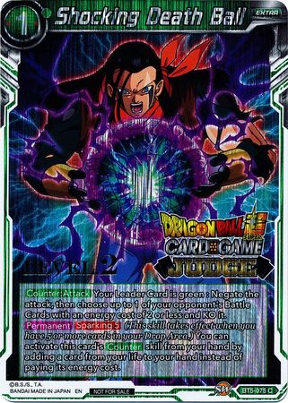 Shocking Death Ball (Level 2) (BT5-075) [Judge Promotion Cards] | The Time Vault CA