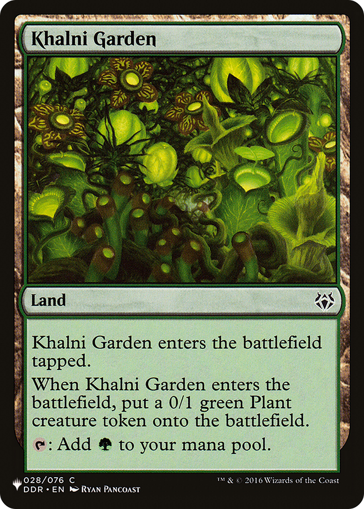 Khalni Garden [The List] | The Time Vault CA