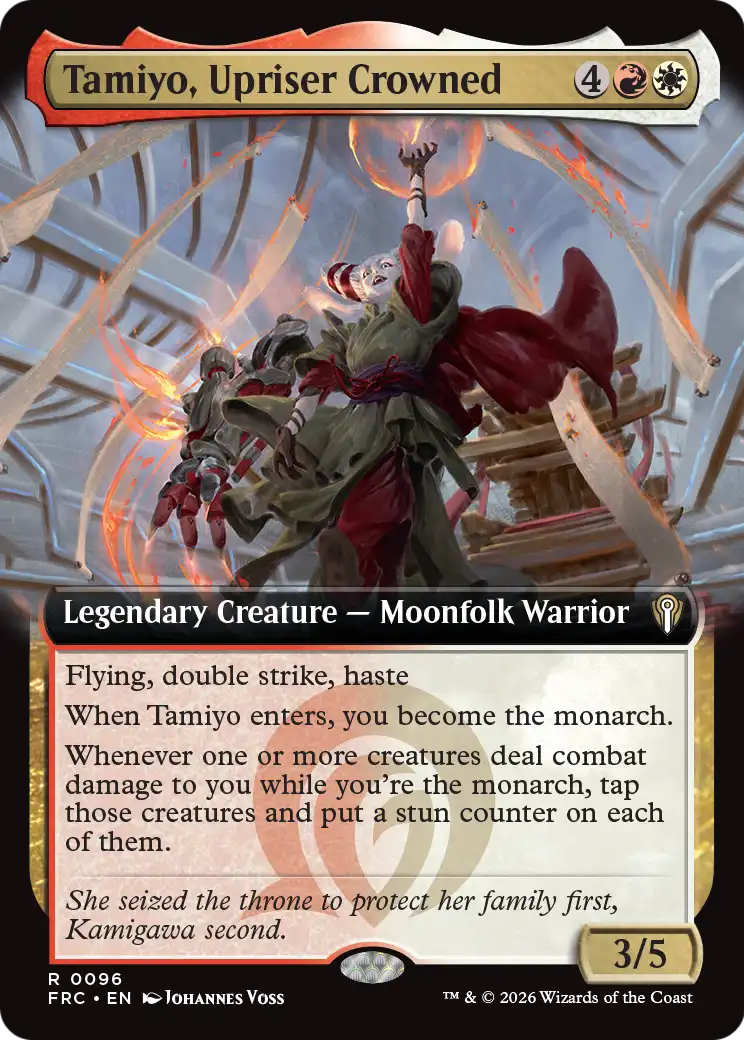 Tamiyo, Upriser Crowned (Extended Art) [Reality Fracture Commander] | The Time Vault CA