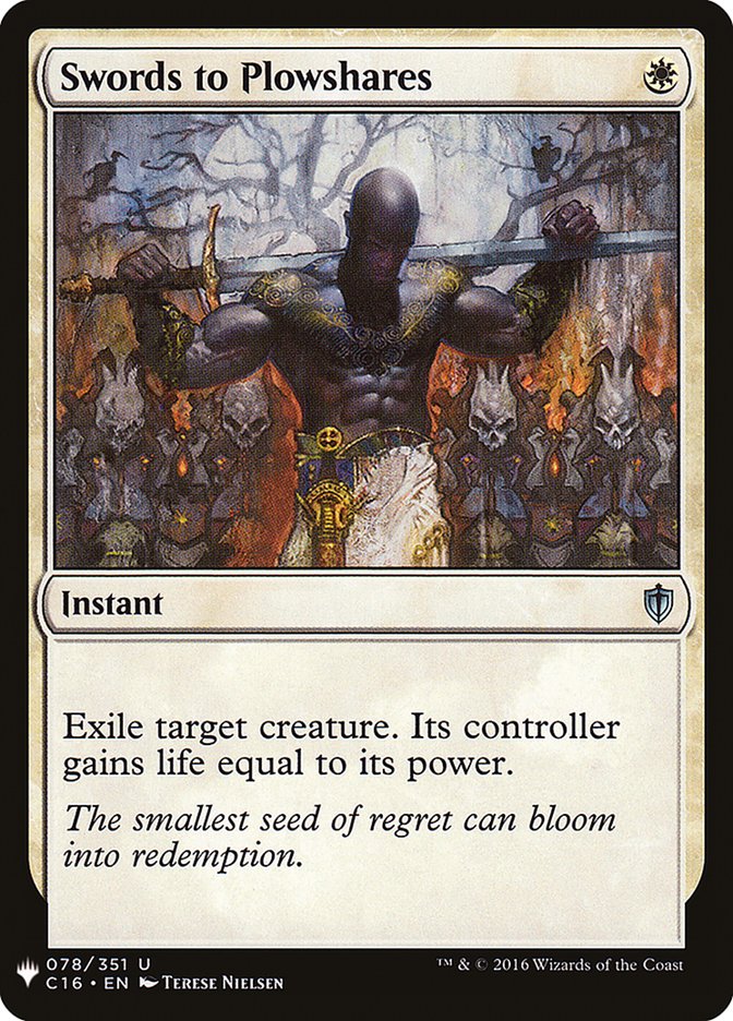 Swords to Plowshares [Mystery Booster] | The Time Vault CA