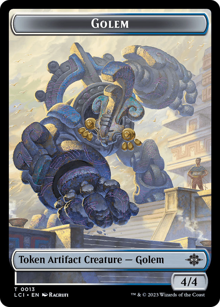 Golem Token [The Lost Caverns of Ixalan Tokens] | The Time Vault CA