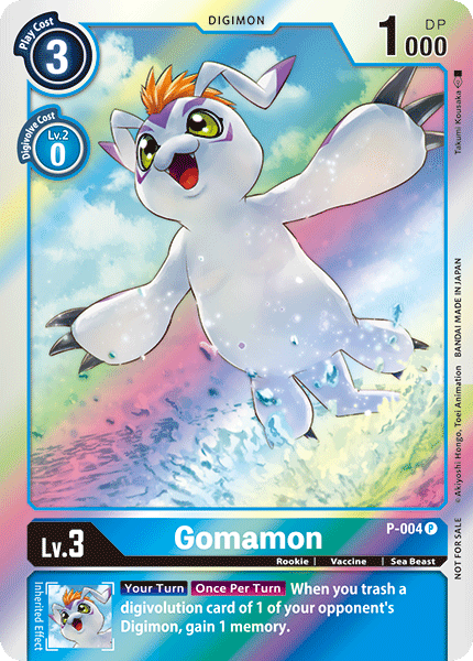 Gomamon [P-004] [Promotional Cards] | The Time Vault CA
