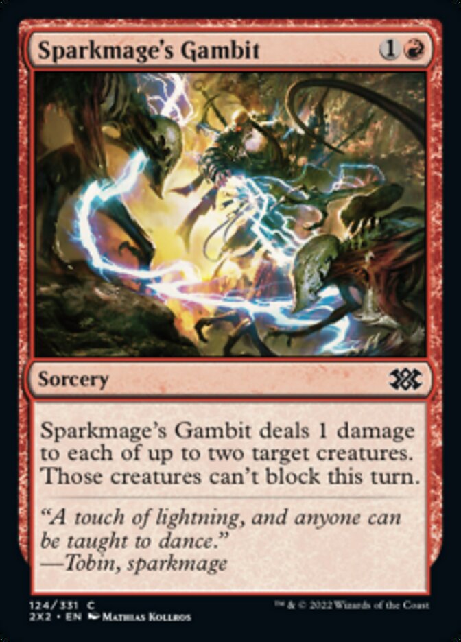 Sparkmage's Gambit [Double Masters 2022] | The Time Vault CA