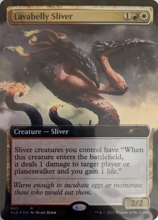 Lavabelly Sliver (Extended Art) [Secret Lair Drop Promos] | The Time Vault CA