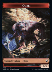 Boar // Ogre Double-Sided Token [Commander Legends: Battle for Baldur's Gate Tokens] | The Time Vault CA