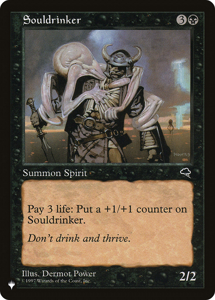 Souldrinker [The List Reprints] | The Time Vault CA