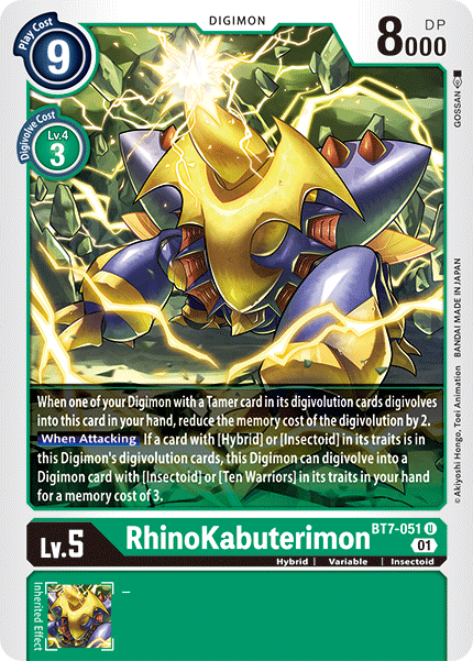 RhinoKabuterimon [BT7-051] [Next Adventure] | The Time Vault CA