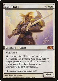 Sun Titan (M11) [Oversize Cards] | The Time Vault CA