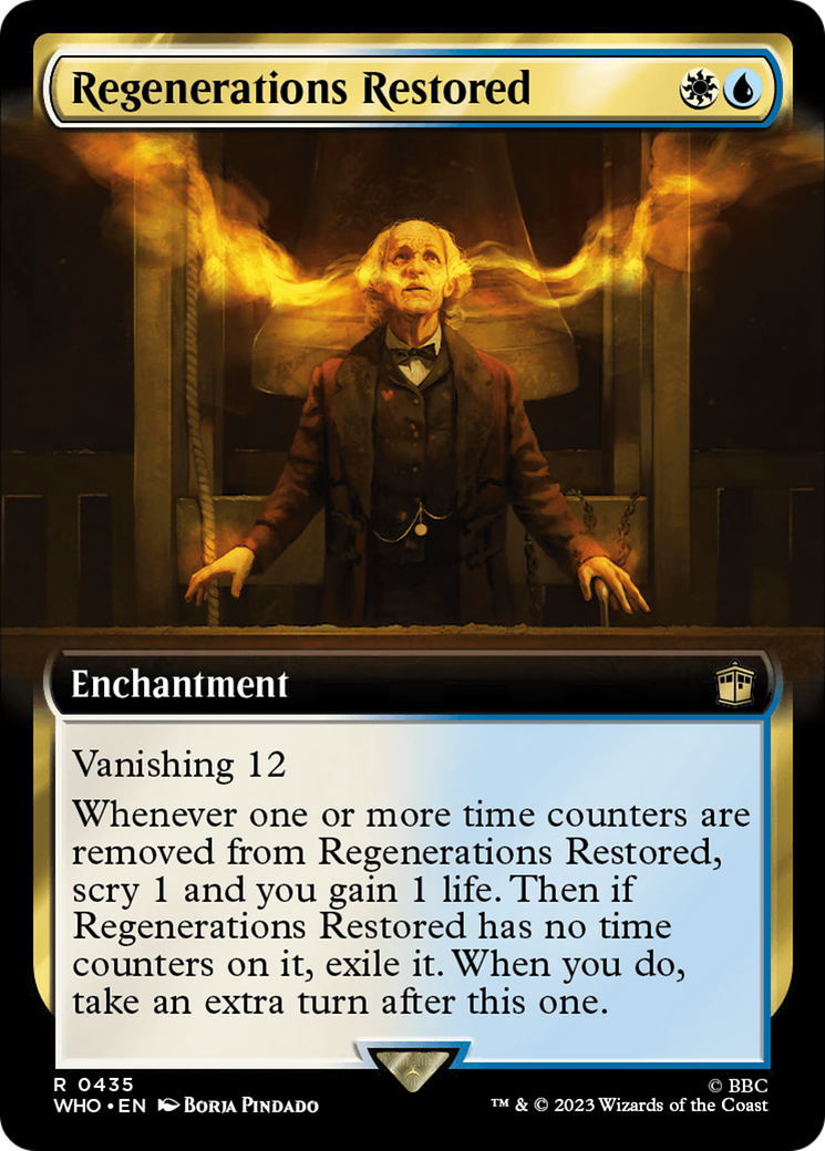 Regenerations Restored (Extended Art) [Doctor Who] | The Time Vault CA