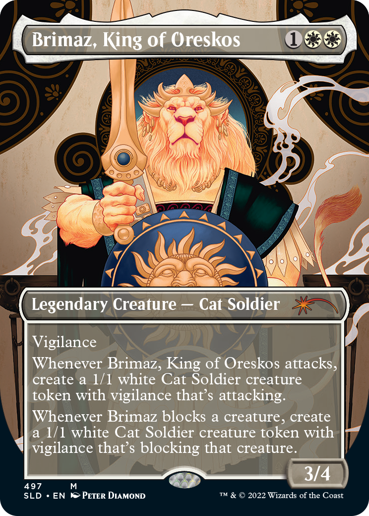 Brimaz, King of Oreskos (Borderless) [Secret Lair Drop Series] | The Time Vault CA