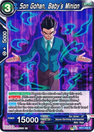 Son Gohan, Baby's Minion (BT11-035) [Vermilion Bloodline] | The Time Vault CA