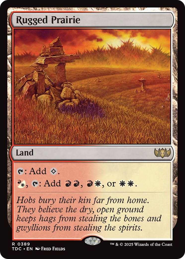 Rugged Prairie [Tarkir: Dragonstorm Commander] | The Time Vault CA