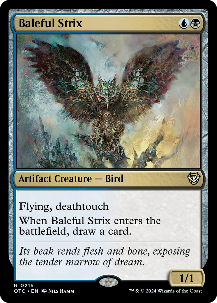 Baleful Strix [Outlaws of Thunder Junction Commander] | The Time Vault CA