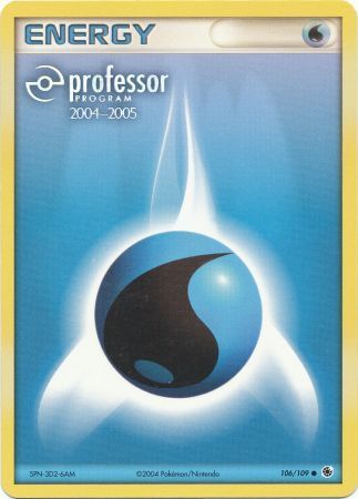 Water Energy (106/109) (2004 2005) [Professor Program Promos] | The Time Vault CA