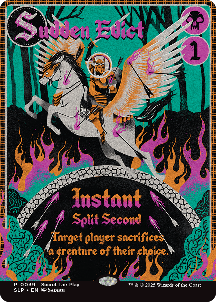 Sudden Edict [Secret Lair Showdown] | The Time Vault CA
