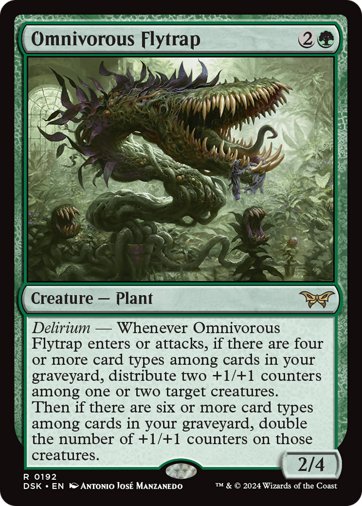 Omnivorous Flytrap [Duskmourn: House of Horror] | The Time Vault CA