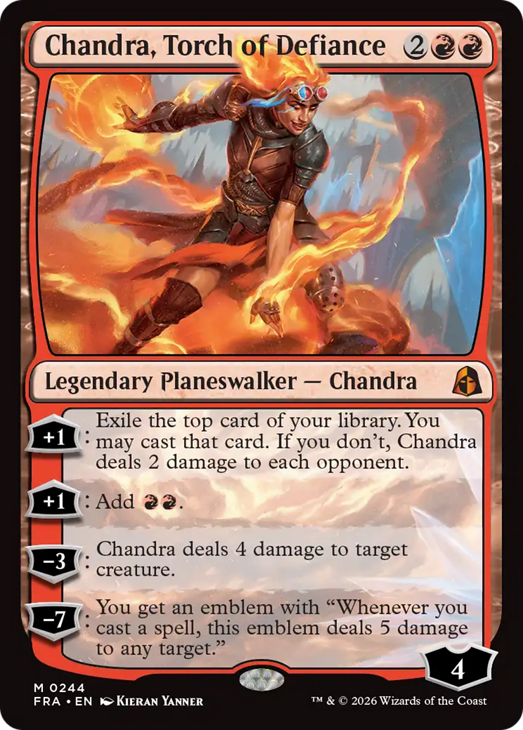 Chandra, Torch of Defiance [Reality Fracture] | The Time Vault CA