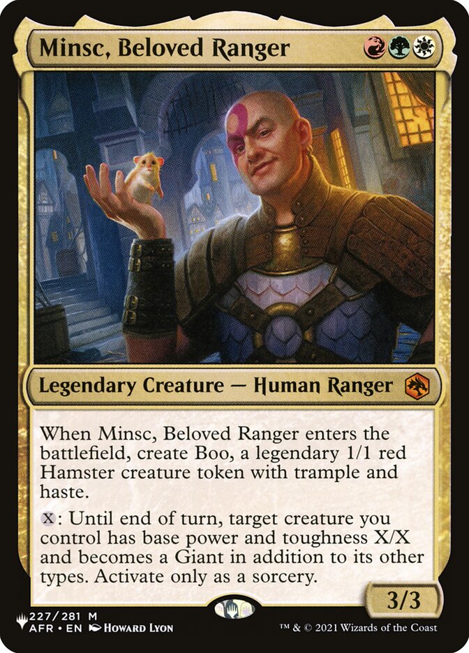 Minsc, Beloved Ranger [The List] | The Time Vault CA