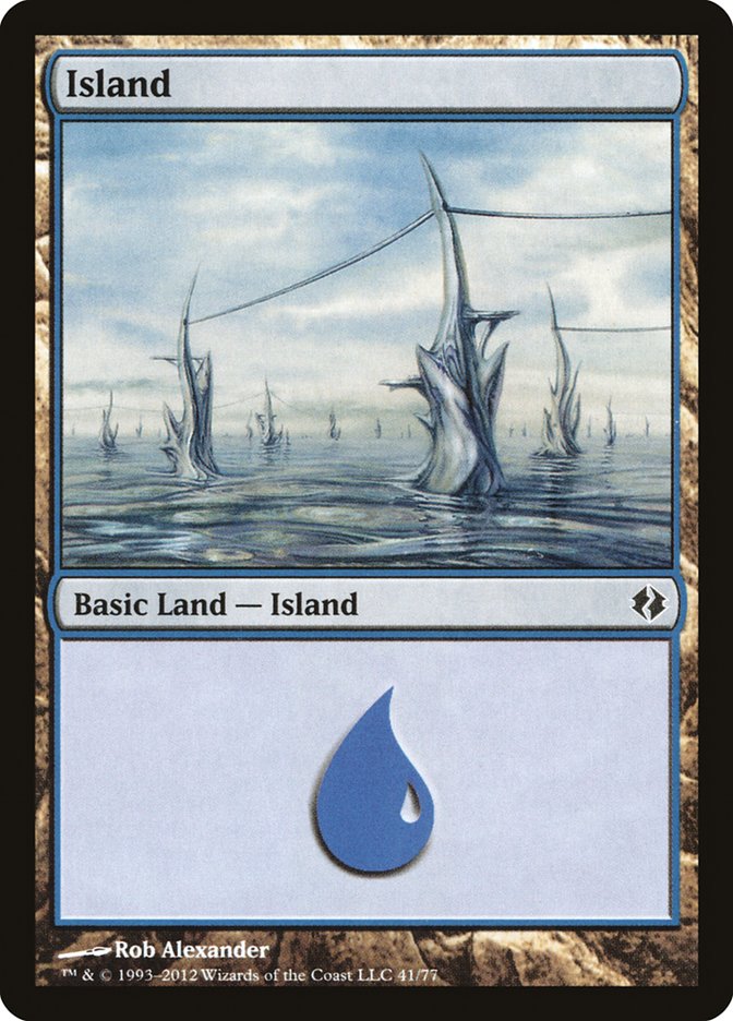 Island (41) [Duel Decks: Venser vs. Koth] | The Time Vault CA