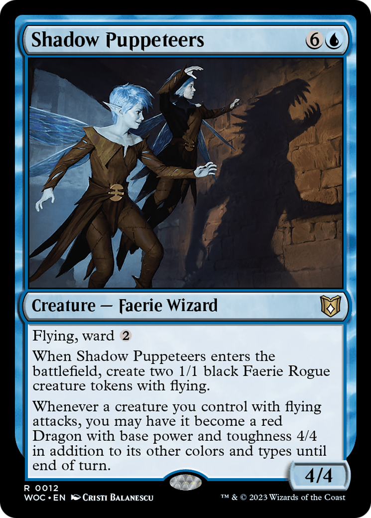Shadow Puppeteers [Wilds of Eldraine Commander] | The Time Vault CA