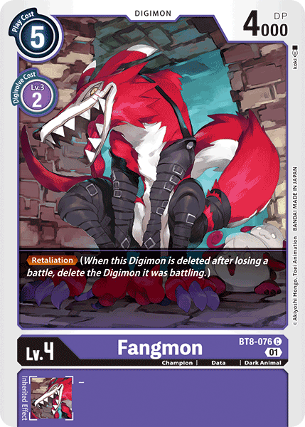 Fangmon [BT8-076] [New Awakening] | The Time Vault CA