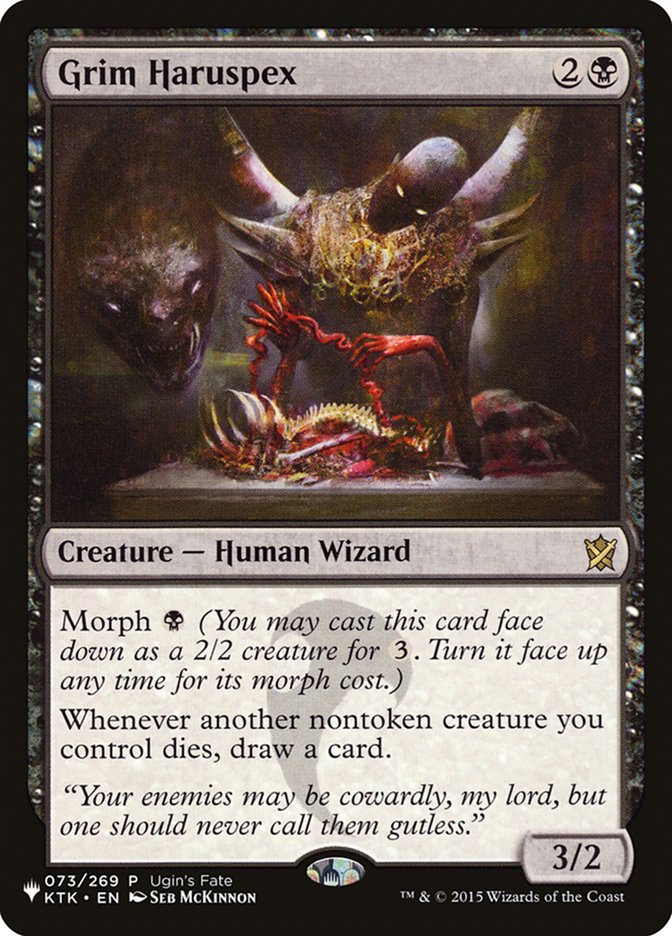 Grim Haruspex [The List] | The Time Vault CA