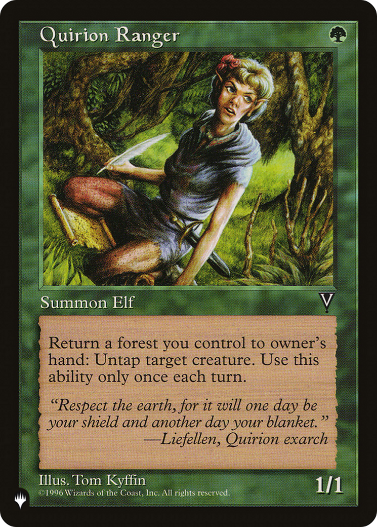 Quirion Ranger [The List Reprints] | The Time Vault CA