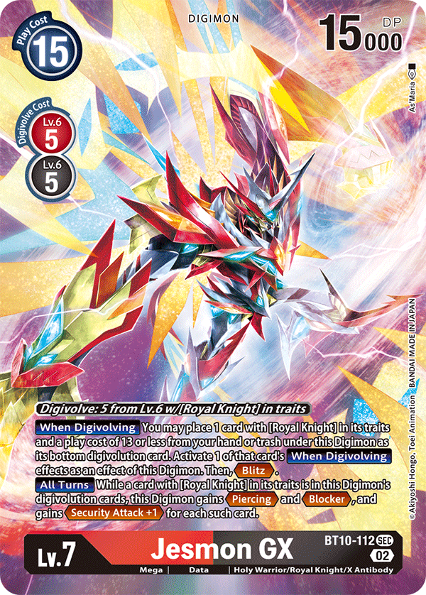 Jesmon GX [BT10-112] (Alternate Art) [Xros Encounter] | The Time Vault CA