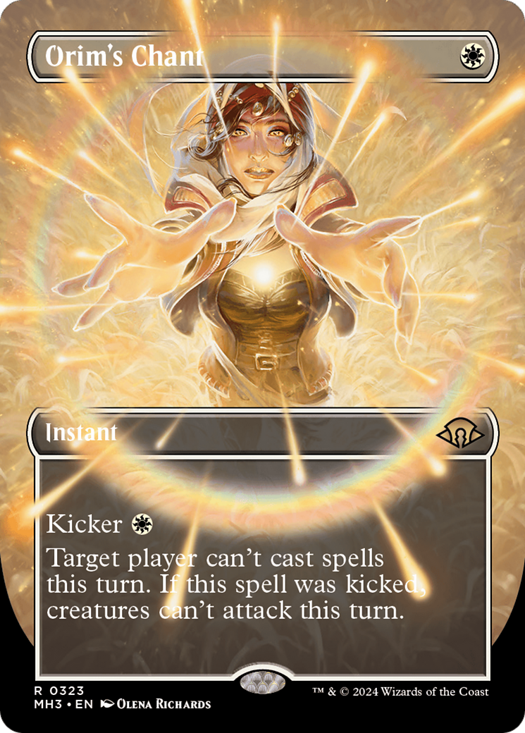Orim's Chant (Borderless) [Modern Horizons 3] | The Time Vault CA