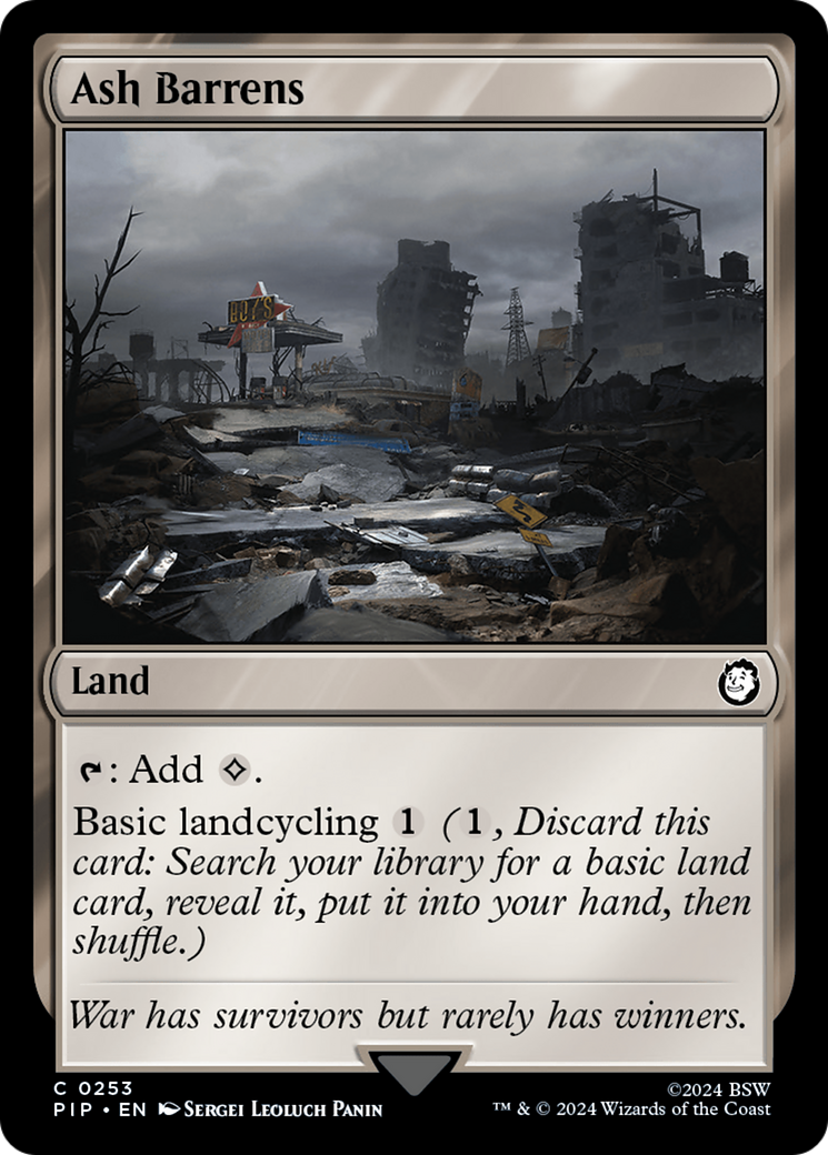 Ash Barrens [Fallout] | The Time Vault CA