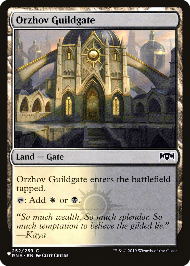 Orzhov Guildgate [The List] | The Time Vault CA