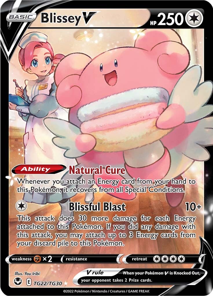 Blissey V (TG22/TG30) [Sword & Shield: Silver Tempest] | The Time Vault CA