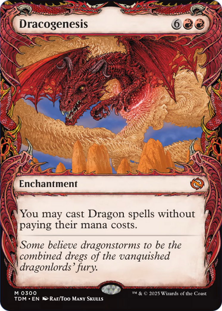 Dracogenesis (0300) (Showcase) [Tarkir: Dragonstorm] | The Time Vault CA