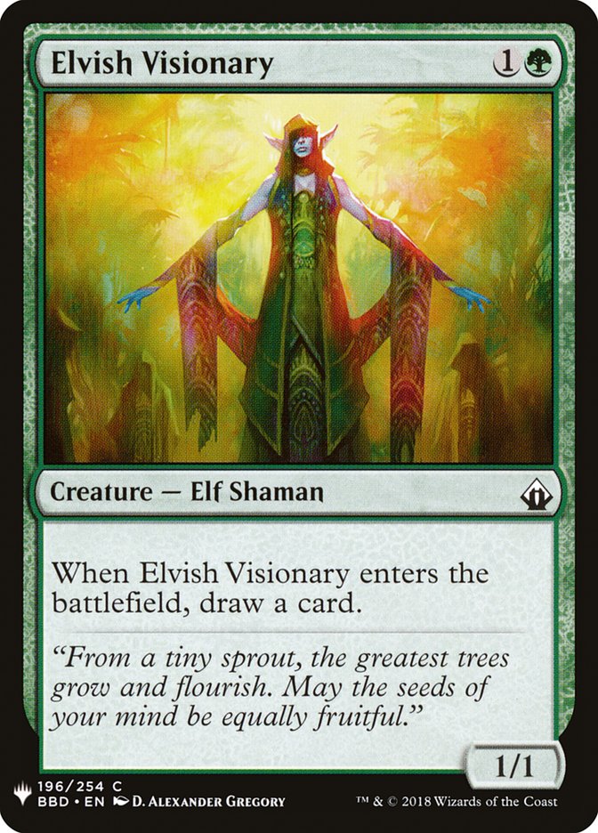 Elvish Visionary [Mystery Booster] | The Time Vault CA