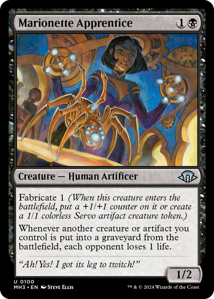 Marionette Apprentice [Modern Horizons 3] | The Time Vault CA