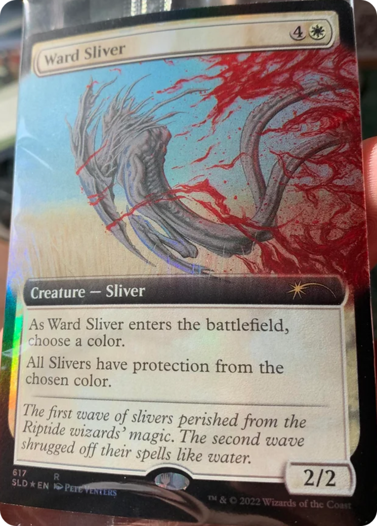 Ward Sliver (Extended Art) [Secret Lair Drop Promos] | The Time Vault CA