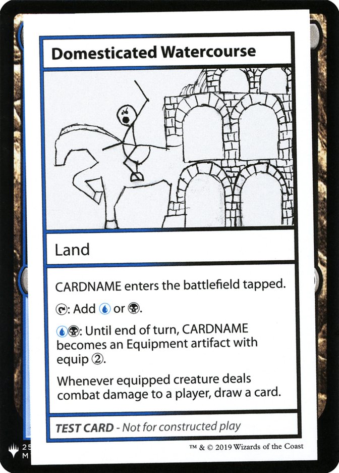 Domesticated Watercourse [Mystery Booster Playtest Cards] | The Time Vault CA