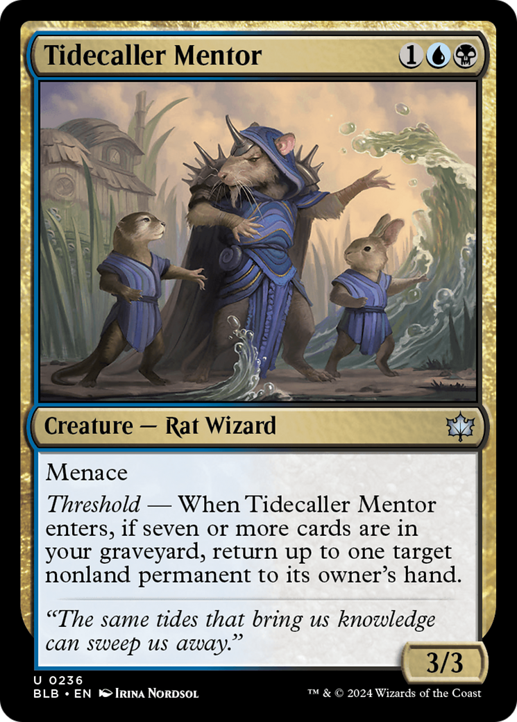 Tidecaller Mentor [Bloomburrow] | The Time Vault CA