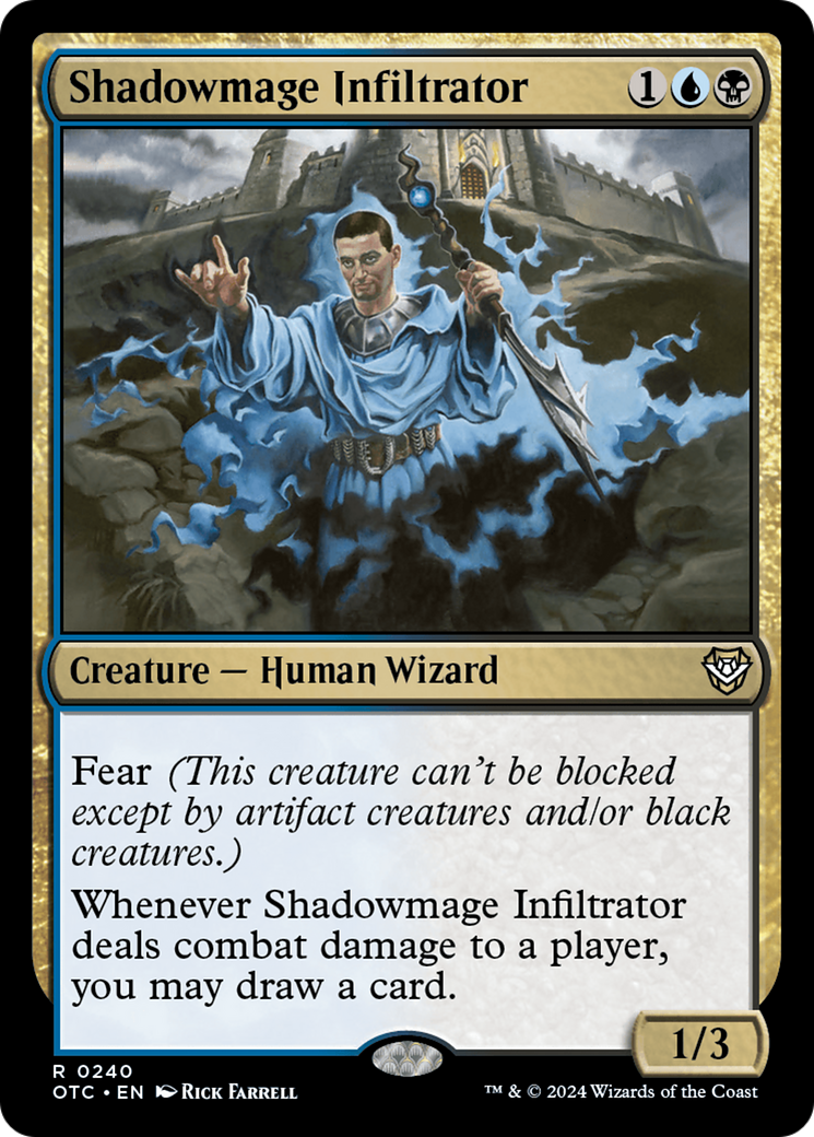 Shadowmage Infiltrator [Outlaws of Thunder Junction Commander] | The Time Vault CA