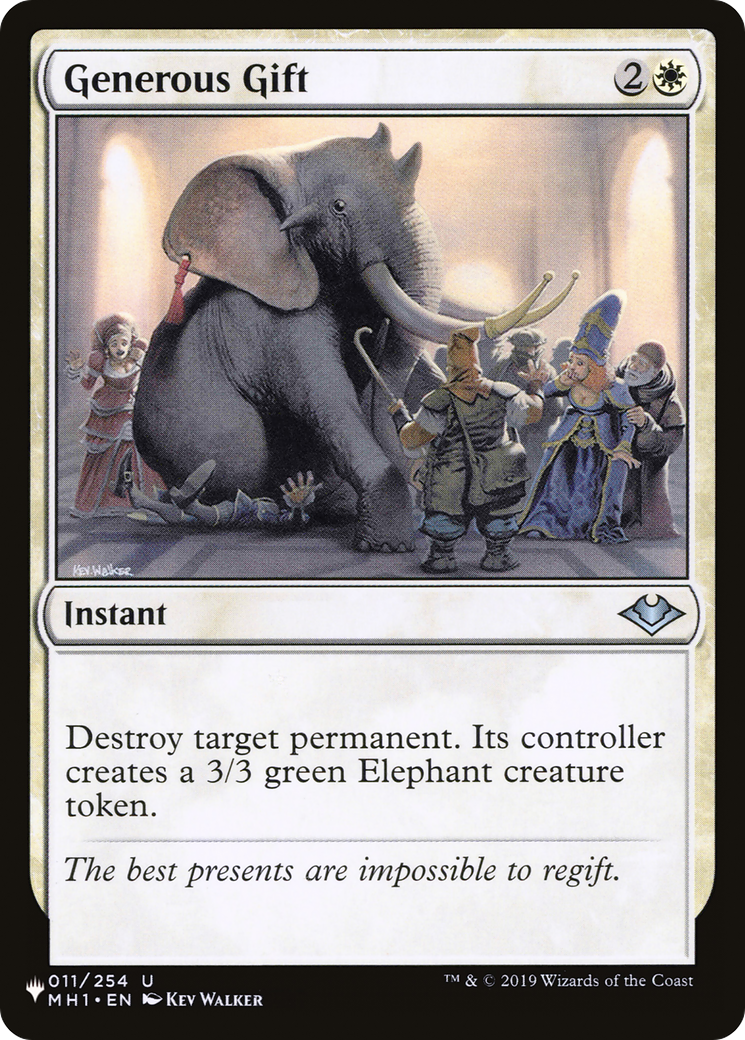 Generous Gift [The List] | The Time Vault CA